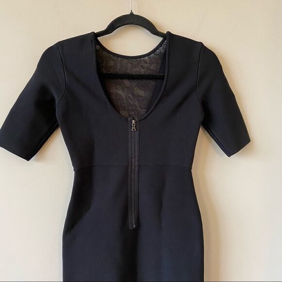 Bcbgmaxazria-jaydan black Bodycon Mini Dress - Picture 4 of 12